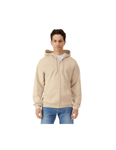 G-SF600-Softstyle® Midweight Fleece Adult Full Zip Hooded Sweatshirt